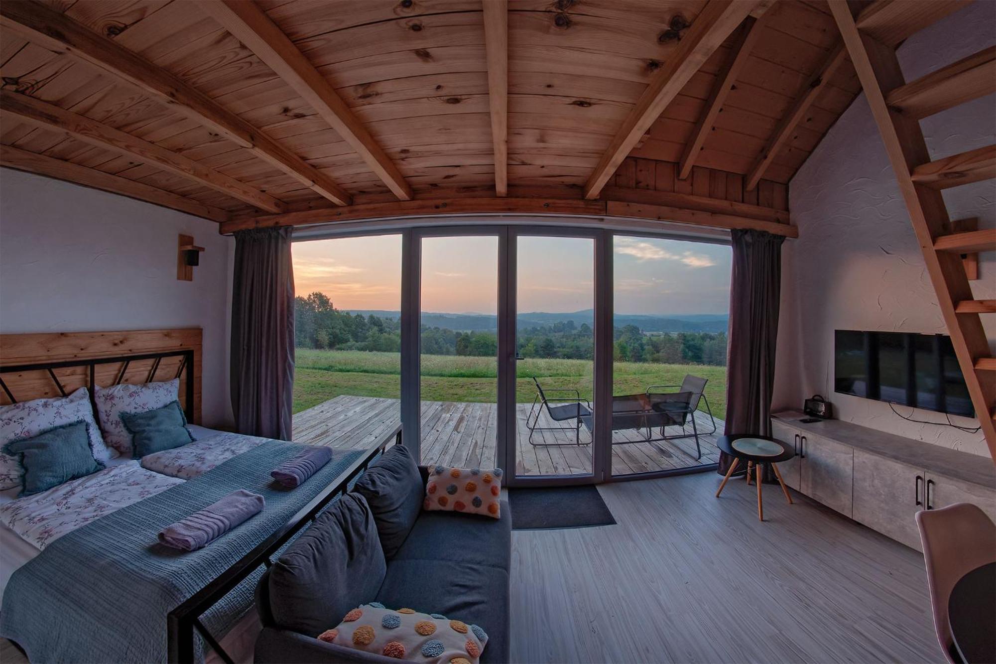 Widokowe Stodoly Bieszczady Lesko Exterior foto